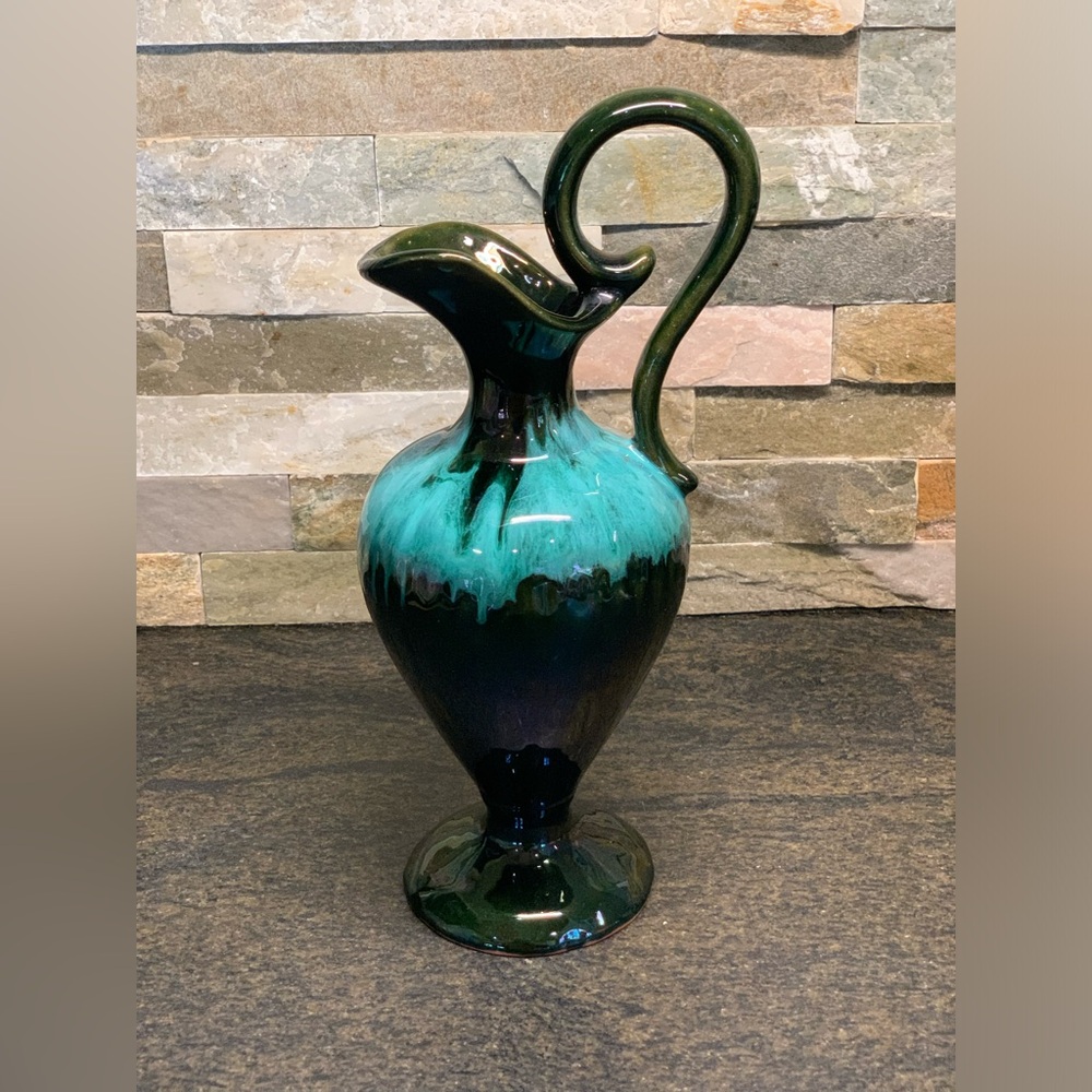 BLUE MOUNTAIN | Blue Drip Glaze Vase
